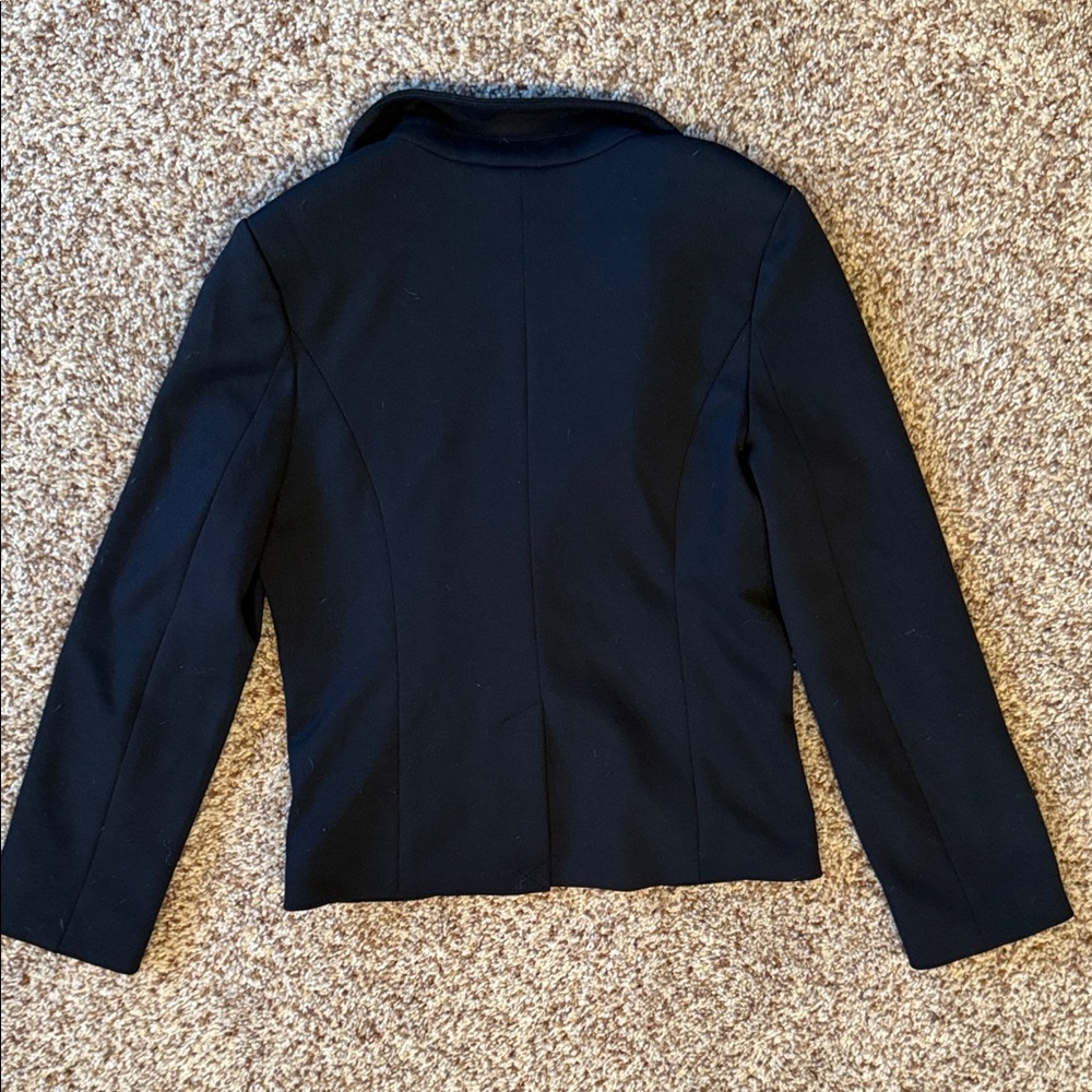 Girls Black Blazer with Polka Dot Lining size 10/12 - Picture 5 of 5